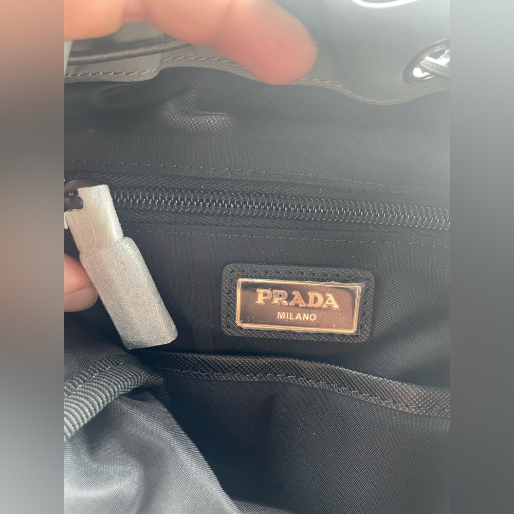 PRADA Re-Nylon and Saffiano leather back pack - Picture 2 of 10
